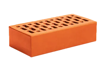 Кирпич керамический пустотелый одинарный (Красный) (250*120*65)