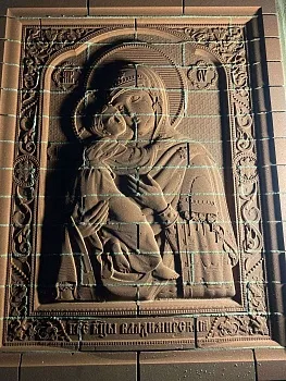 Панно из кирпича "Икона" 750*980