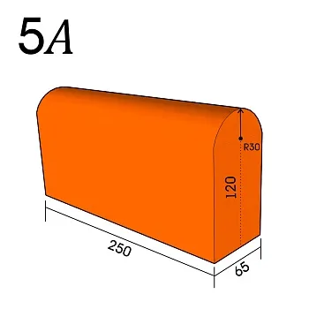 Кирпич фигурный 5А