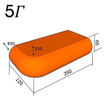 Кирпич фигурный 5Г