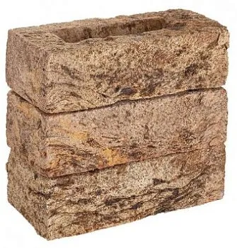 Кирпич полнотелый прямой Архангельское ручная формовка (W160) (неотобранный)