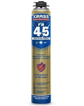 Пена монтажная огнестойкая KRASS 750мл
