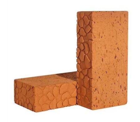 Рустик камушки красный