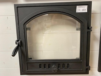 Дверца топочная К505 (410*410), застекленная, герметичная